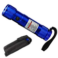 Blue Light Up Flashlight/ Laser Pointer with 8 White LEDs